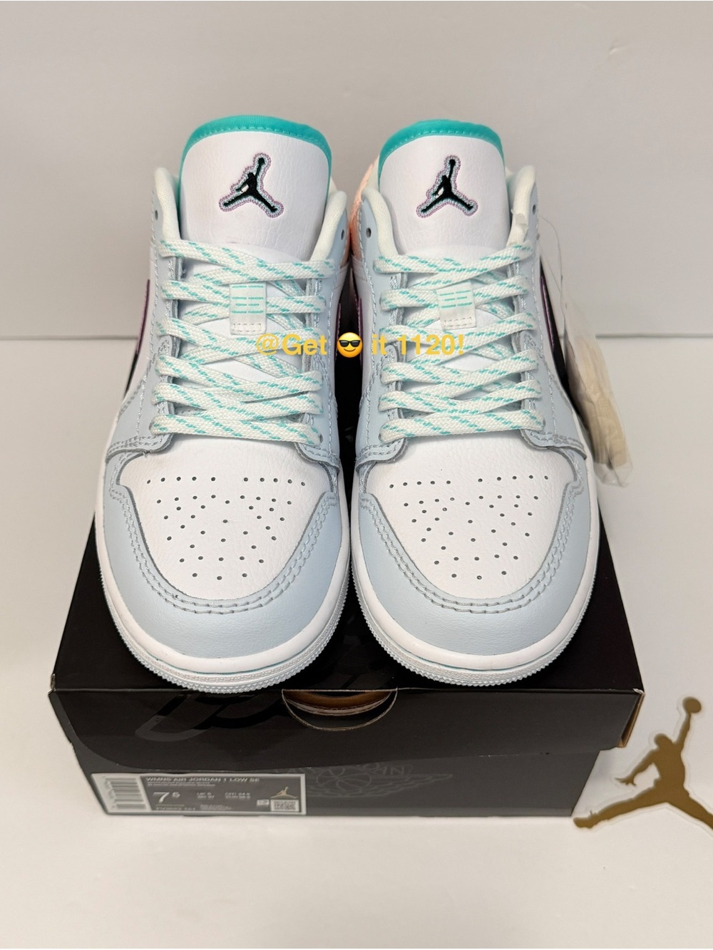 Air Jordan 1 Low (Multi-Color Sashiko) Women’s Shoes FV3623-151 Size 7.5 - Picture 5 of 15